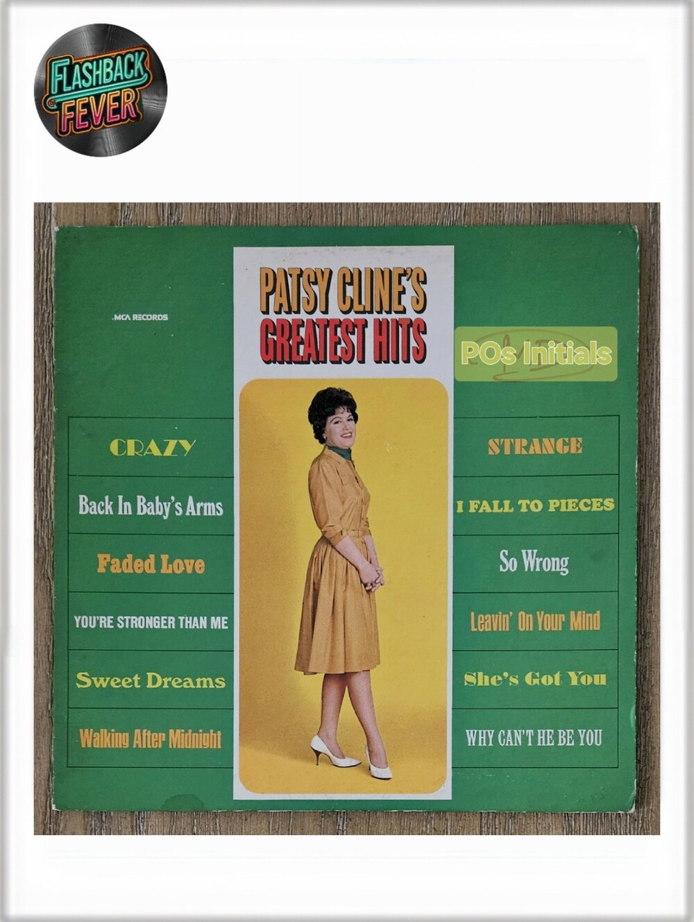 PATSY CLINE'S•Greatest Hits•US 1980 (#MCA-12) Gloversville Pressing